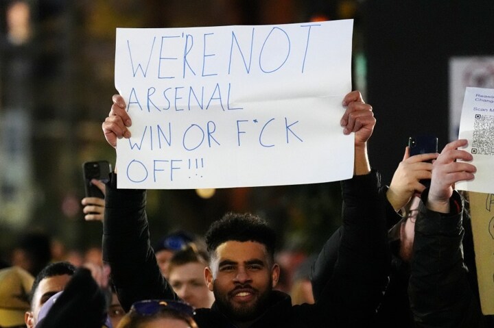 ‘We’re not Arsenal… win or leave’ – Chelsea fans hold protest against Todd Boehly ownership group and demand they sell