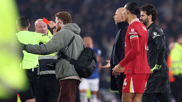 Slot given two-match touchline ban following Everton red card