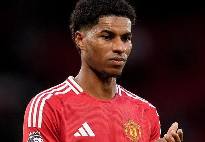 Marcus Rashford bids farewell to his Manchester United teammates as he nears a shock move to Aston Villa