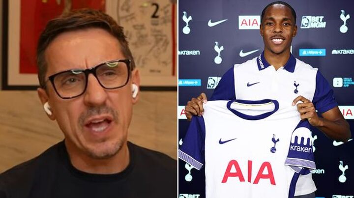 Gary Neville responds as Tottenham beat Man Utd to deadline day transfer