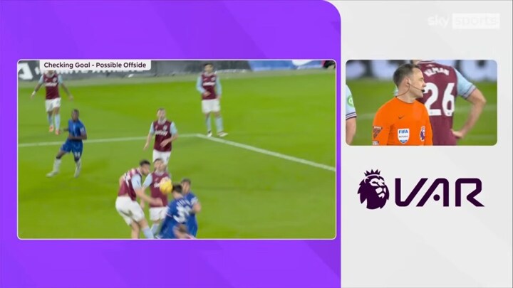 Former referee Dermot Gallagher spots VAR ‘optical illusion’ in Chelsea’s controversial goal against West Ham