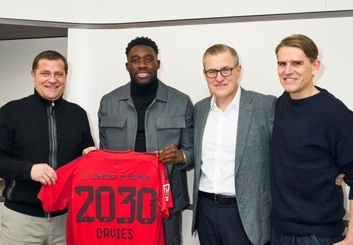 OFFICIAL: Alphonso Davies extends contract with Bayern until 2030