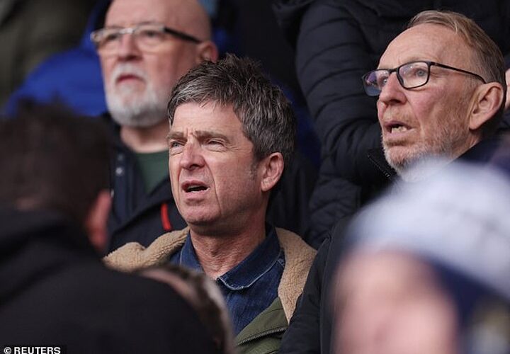 Noel Gallgher spotted in the stands as Man City comeback to beat Leyton Orient