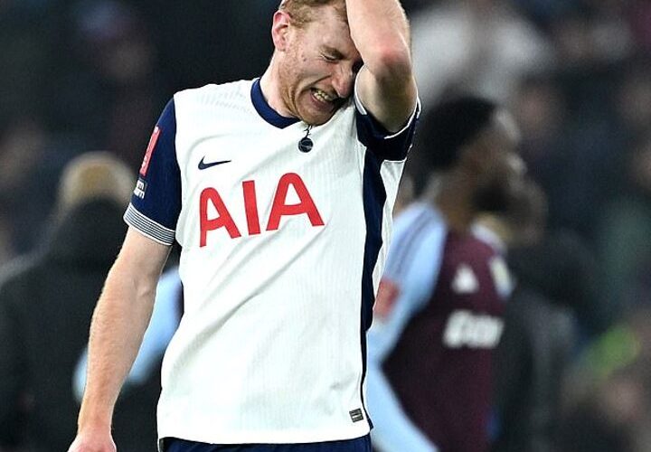 Spurs stars accused of ‘HIDING’ after crashing out of FA Cup in Villa defeat