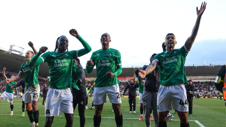 Plymouth rewarded with Man City tie in FA Cup fifth round