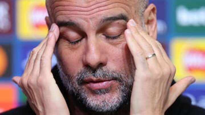 Guardiola hits rock bottom