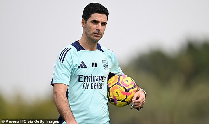 Arteta reveals which star has jokingly volunteered to become makeshift striker