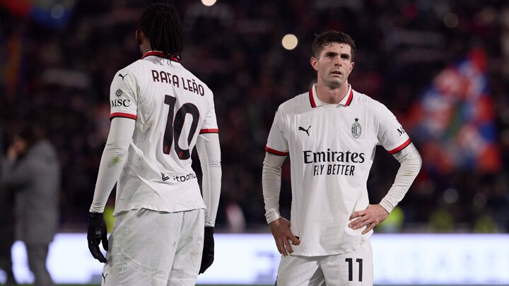 Bologna 2-1 AC Milan: Late defeat dents visitors’ top-four hopes