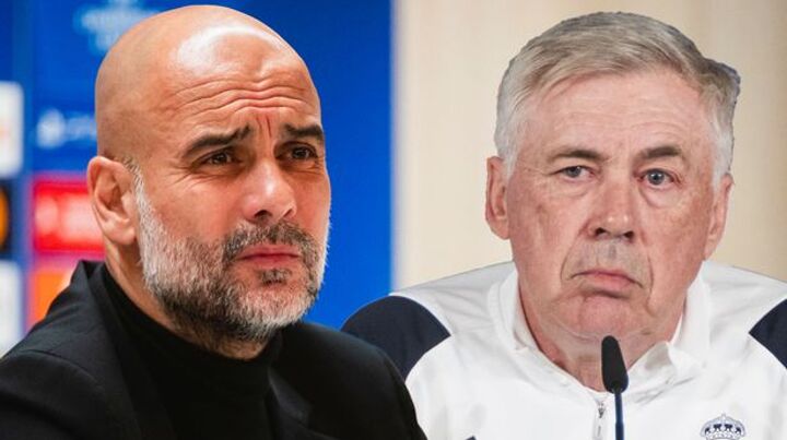 Ancelotti in disagreement with Guardiola over Man City’s chances at Real Madrid