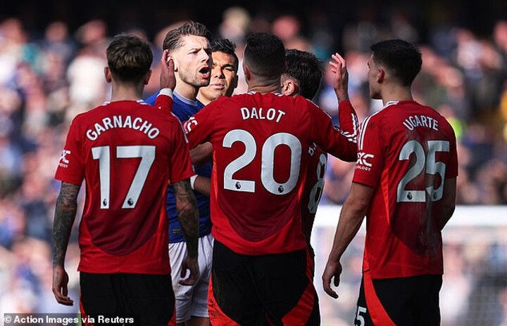 Inside the Goodison tunnel bust-up as MU stars clashed with Everton players