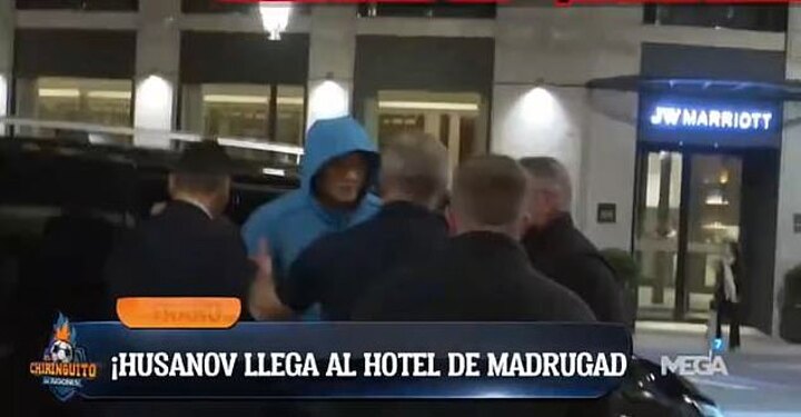 Khusanov arrived at the team hotel less than 24 hours before Real Madrid clash