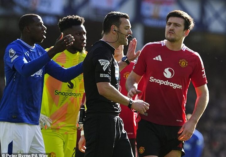 Fans fume after VAR caused THREE-MINUTE delay to check if Everton goal was onside against Man United