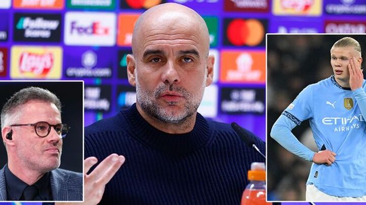 Guardiola fires back at Jamie Carragher for ‘not true’ Erling Haaland claims