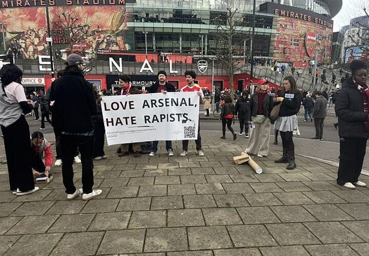 Arsenal fans organise protest against ‘rapists’ prior to West Ham defeat