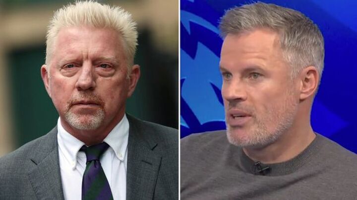 Jamie Carragher in new spat with tennis legend Boris Becker after Vincent Kompany verdict