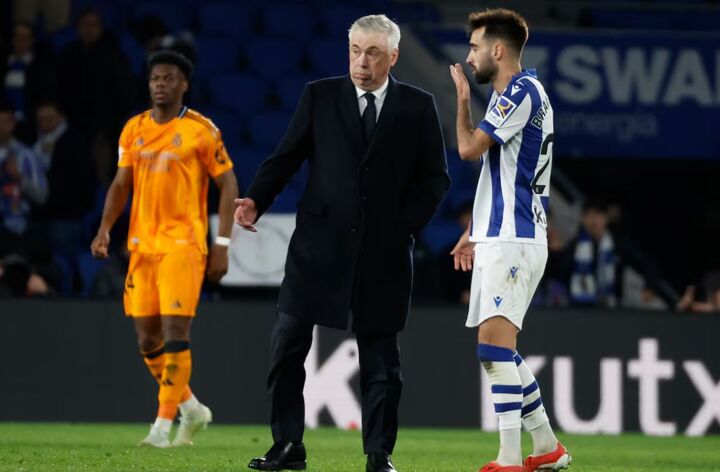 “He was affected” – Carlo Ancelotti speaks on abuse suffered by two Real Madrid players