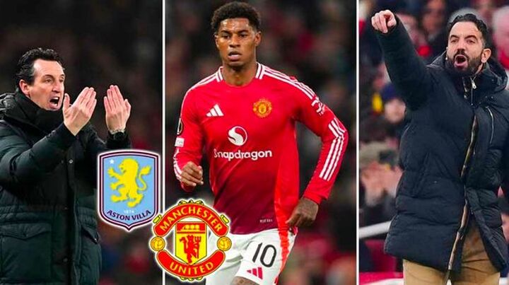 Marcus Rashford closing in on shock Aston Villa loan switch as he heads for Man Utd exit