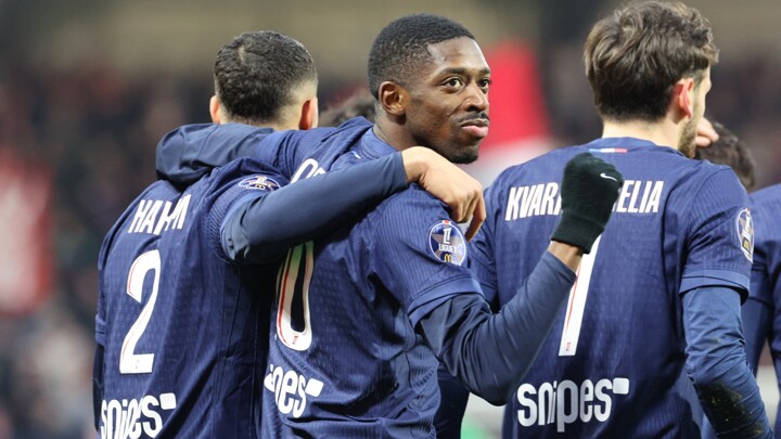 Brest 2-5 Paris Saint-Germain: Dembele hat-trick inspires win