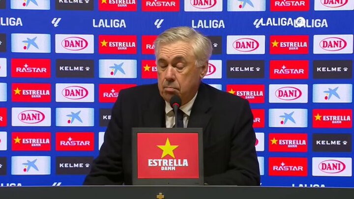 “Inexplicable” – Carlo Ancelotti fumes at referee decision during Espanyol defeat