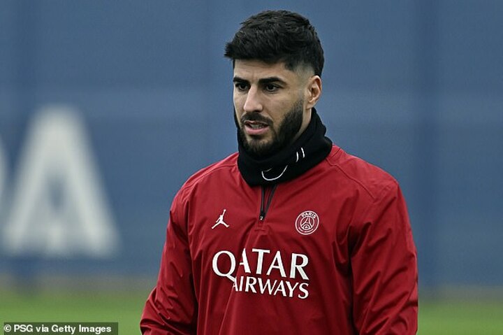 Aston Villa agree to sign former Real Madrid star Marco Asensio on loan from PSG until the end of the season