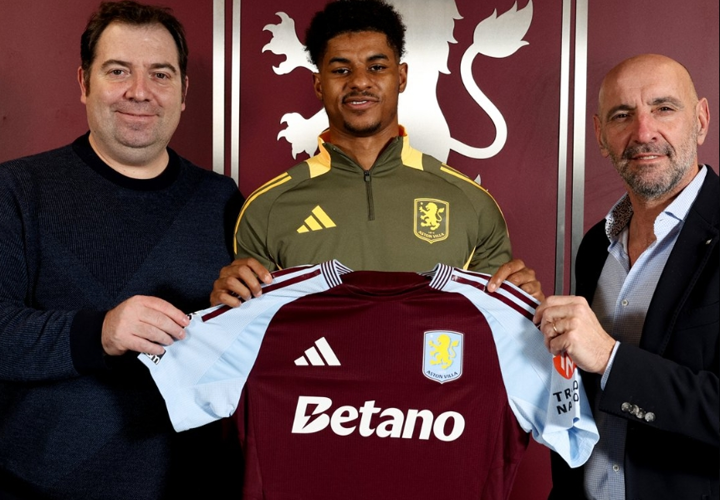 OFFICIAL: Rashford COMPLETES Aston Villa loan with view to permanent transfer