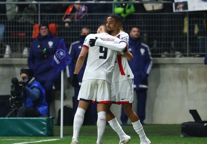 Le Mans 0-2 PSG: Doue & Barcola make it a 2 goal winning for visitors