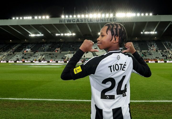 Cheick Tiote’s son is Newcastle mascot vs Arsenal in classy gesture exactly 14 years after tragic ace scored in 4-4 epic