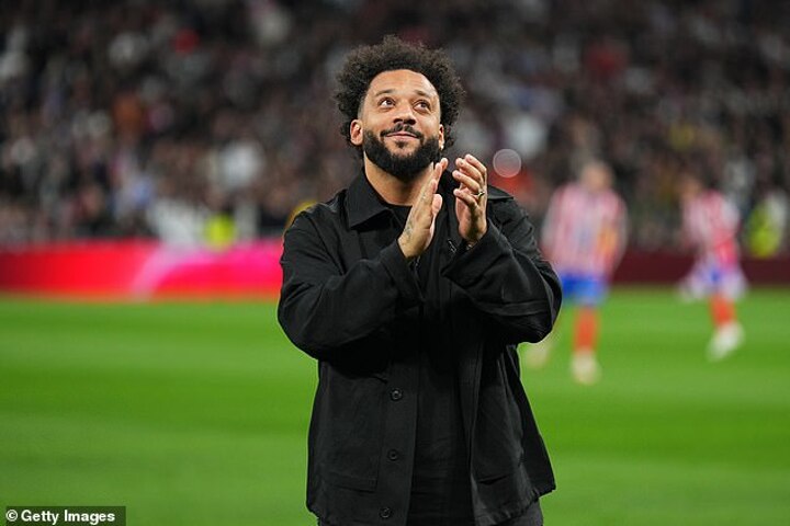 Real Madrid honour Marcelo with emotional farewell at the Santiago Bernabeu