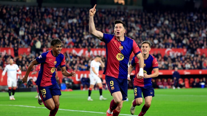 (WATCH) Robert Lewandowski’s opener cancelled out at Sevilla