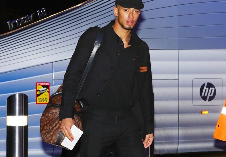 Jude Bellingham joined by model girlfriend Ashlyn and mum as they fly home with Real Madrid team after win over Man City