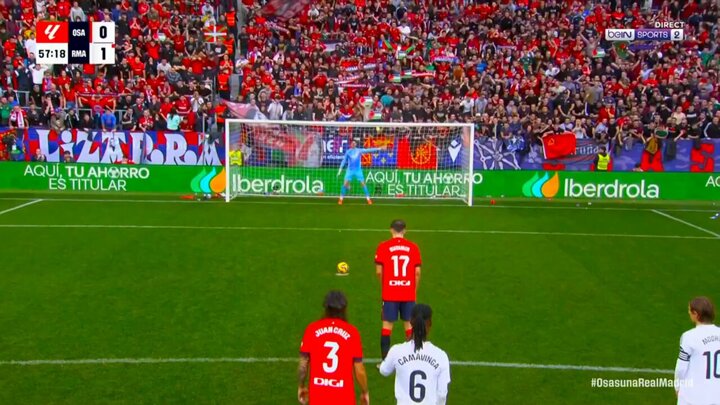 WATCH: 10-man Real Madrid pegged back by Osasuna as Ante Budimir scores penalty