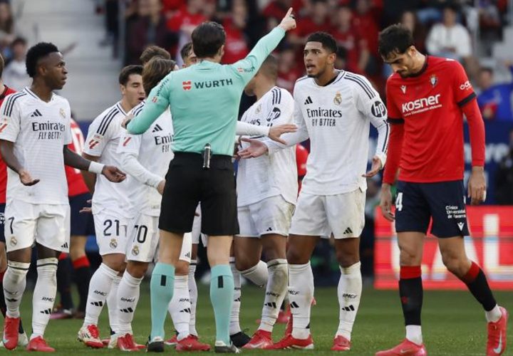 Bellingham suspension announced after sending off during Real Madrid-Osasuna