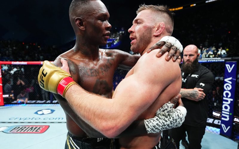 Dricus Du Plessis and Israel Adesanya reunite at UFC 312 after shutting down bitter feud