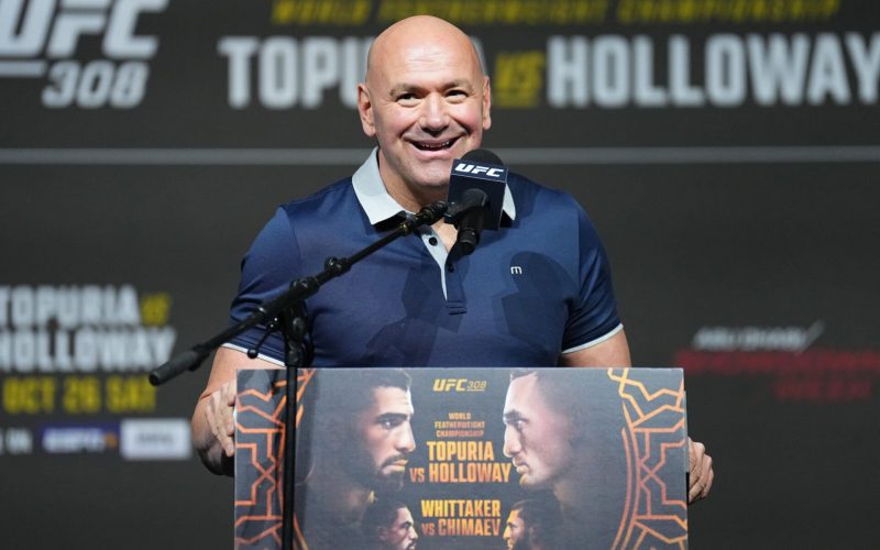 Dana White announces UFC 314 card headlined by vacant featherweight title fight and Michael Chandler vs Paddy Pimblett