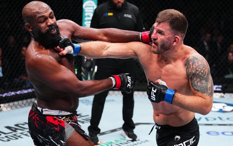 Jon Jones has salty reaction after being snubbed in ‘baddest man’ pick by Stipe Miocic