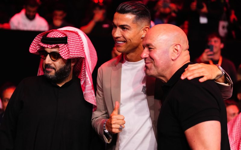 ‘Not a big soccer guy’… Dana White praises Cristiano Ronaldo after watching UFC Saudi Arabia with ‘superstar’