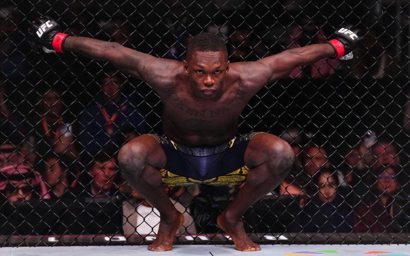 Israel Adesanya’s coach addresses the eye-poke that halted UFC Saudi Arabia fight 10 seconds before shock knockout