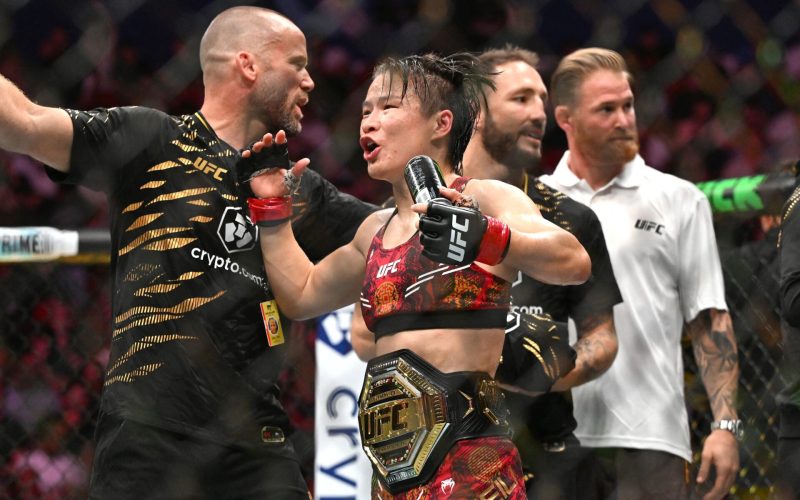 Dana White hints potential champ vs champ fight following Zhang Weili’s title defense at UFC 312