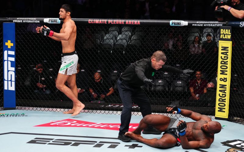 Nursulton Ruziboev returns at UFC Seattle with vicious KO over last-minute underdog