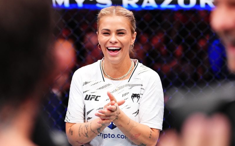 Paige VanZant reacts to her husband’s debut win and post-fight brawl at UFC Seattle