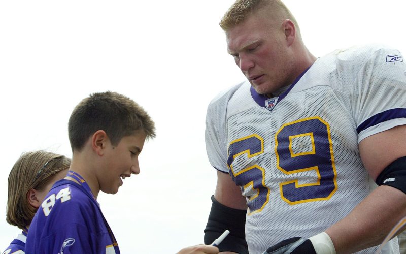 Ex-teammate recalls how Brock Lesnar protected his NFL teammates with MMA move