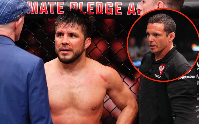 UFC referee admits to major mistake as Henry Cejudo confronts him over eye poke controversy