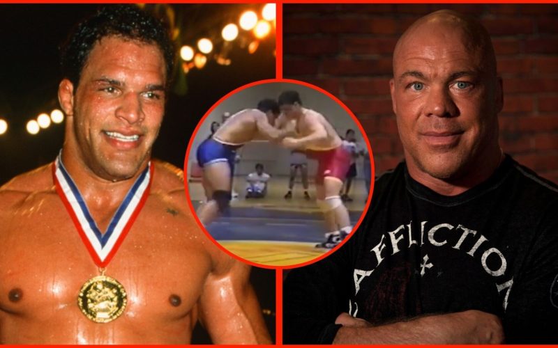 Fighter played by The Rock in new movie beat Kurt Angle in wrestling match before UFC fame