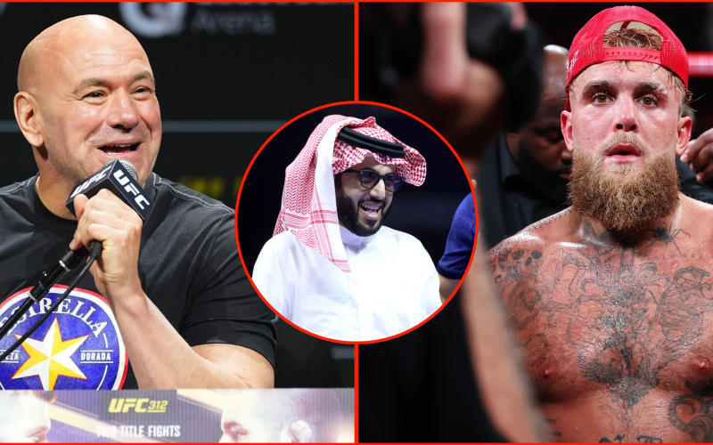 Dana White trolls Jake Paul after having Canelo Alvarez fight ‘stolen’ by Turki Alalshikh