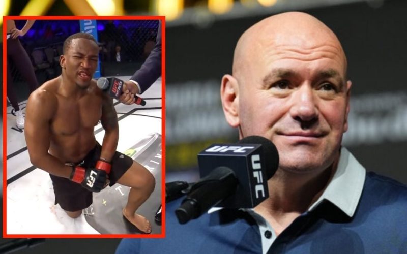 ‘This is all I got’ … 9-0 prospect sends UFC a message on his knees