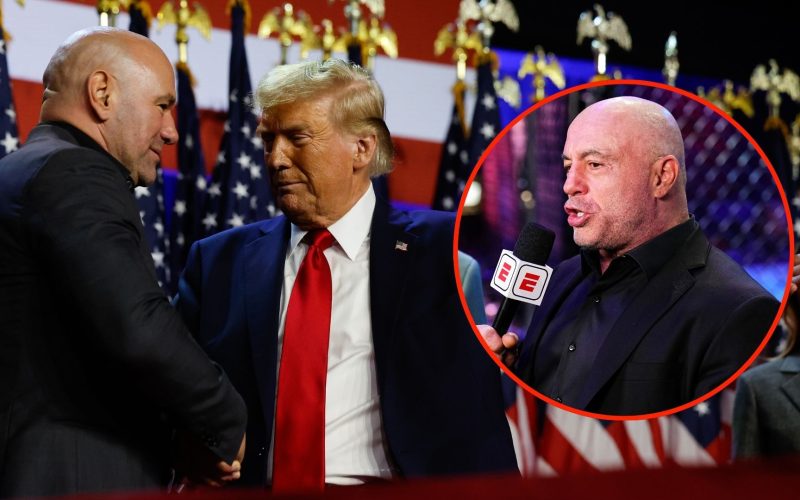 Dana White shows off private message for Joe Rogan from President Donald Trump days after re-election