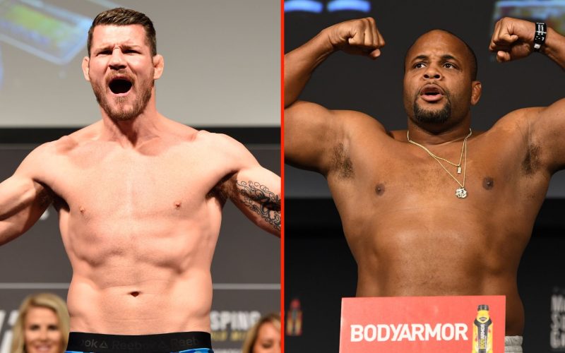 ‘There’s an octagon right there’… Michael Bisping and Daniel Cormier clash in fiery exchange