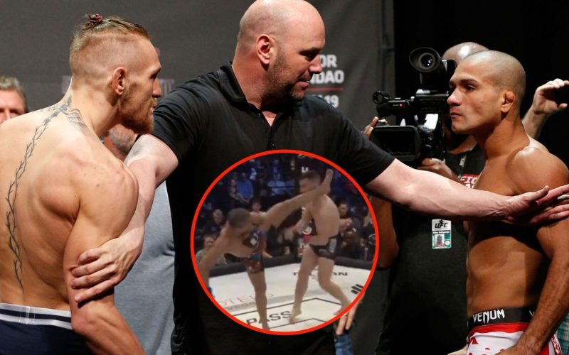 UFC veteran who fought Conor McGregor scores Knockout of the Year contender in title fight