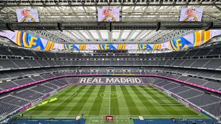 What does UEFA’s suspended partial stadium closure on Real Madrid’s Santiago Bernabéu mean?