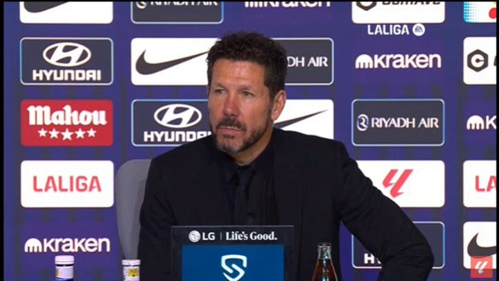 Simeone thankful to “the goddess of luck” for Atleti victory over Athletic Club